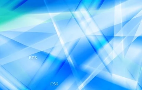 Modern style realistic creative custom shape blue color abstract style Illustrazione stock