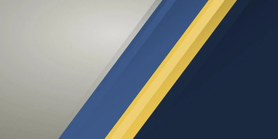 Modern Style Slanted Lines Pattern, Grey and Blue Colored Banner Template, .. Illustrazione stock