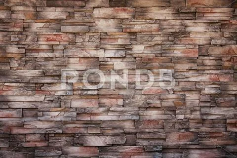 Modern style of stone wall Stock Photos