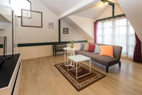 Modern styles of living room Stock Photos