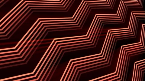 Modern stylish background of moving stream of glowing lines and rays of light Stock Footage 259838949