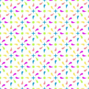Modern stylish colorful seamless pattern. Stock Illustration