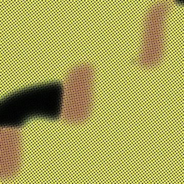 Modern Stylish Halftone Texture with Random multicolored Size circles and rings Stock Illustration