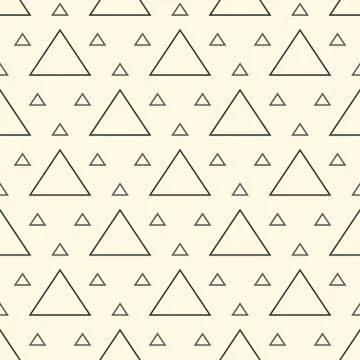 Modern stylish repeating geometric texture of monochrome shapes Stock Illustration