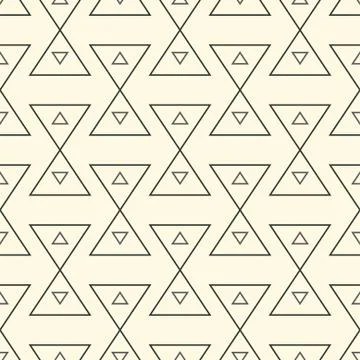 Modern stylish repeating geometric texture of monochrome shapes of triangle Illustrazione stock