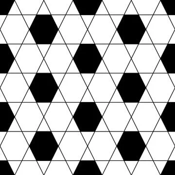 Modern stylish texture with hexagons Stock Illustration