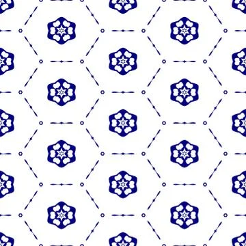 Modern stylish texture. Navy blue background with fancy elements. Abstract se イラスト素材