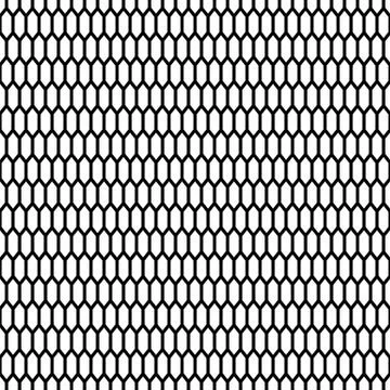 Modern stylish texture. Pattern with linear hexagons. Stock Illustration