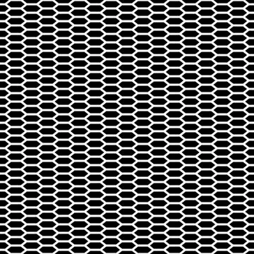Modern stylish texture. Pattern with linear hexagons Stock Illustration