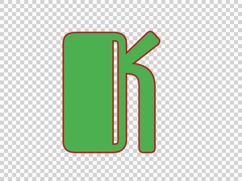 Modern Stylized 3D Letter A Logo Icon Stock Illustration