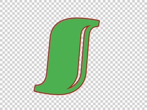 Modern Stylized 3D Letter A Logo Icon Stock Illustration