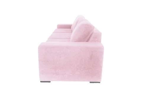 Modern  suede couch sofa  isolated Foto stock