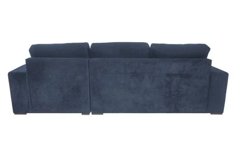 Modern  suede couch sofa  isolated Stock Photos