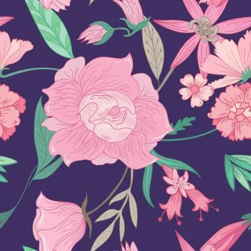 Modern Summer Vector Pattern Stock Illustration