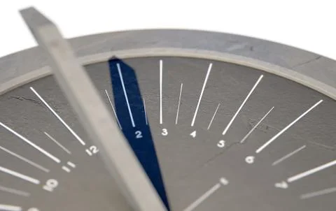 Modern Sundial Stock Illustration