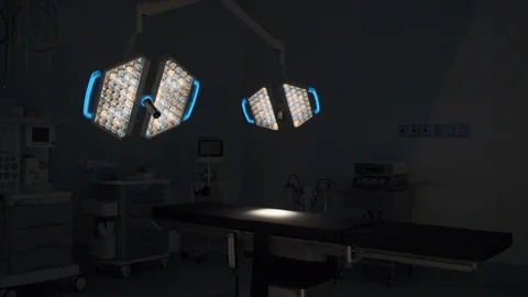Modern surgery room and price Stock Footage