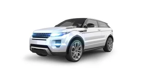 Modern SUV Stock Illustration