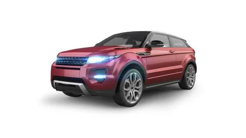 Modern SUV Stock Illustration