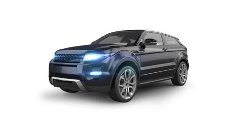 Modern SUV Stock Illustration