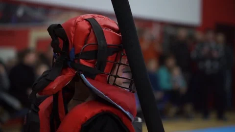 Modern sword fighting Stock Footage 102161254