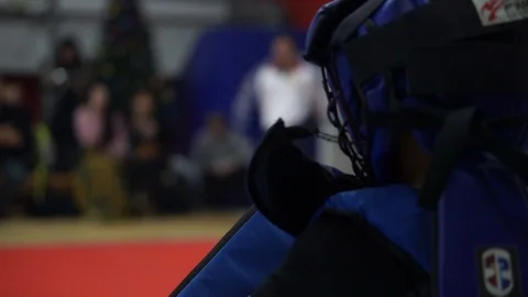 Modern sword fighting Stock Footage 102161319