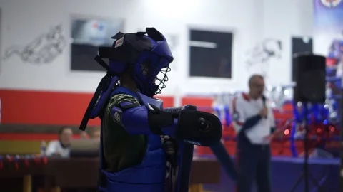 Modern sword fighting Stock Footage 102161340