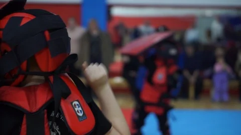 Modern sword fighting Stock Footage 102161635