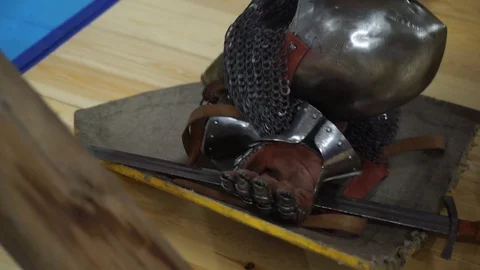 Modern sword fighting Stock Footage 102162002