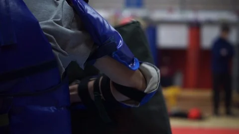 Modern sword fighting Stock Footage 102162142