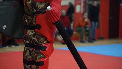 Modern sword fighting Stock Footage 102162202