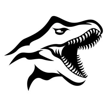Modern T-Rex logo. Vector illustration. Stock Illustration