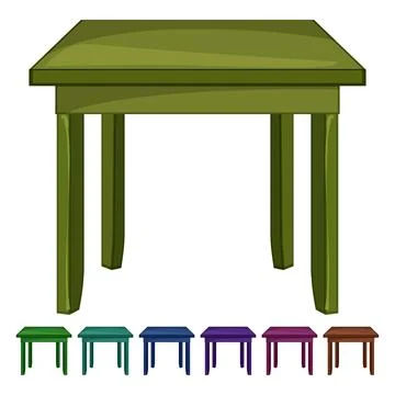 Modern table dining cartoon vector graphic 스톡 일러스트