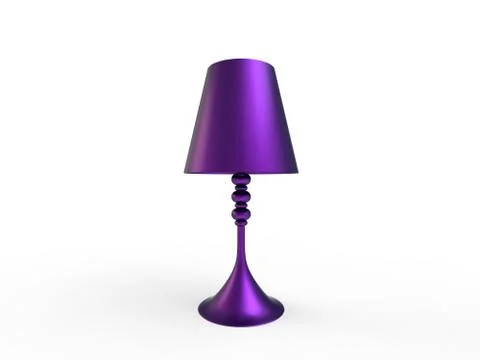 Modern Table Lamp Stock Illustration