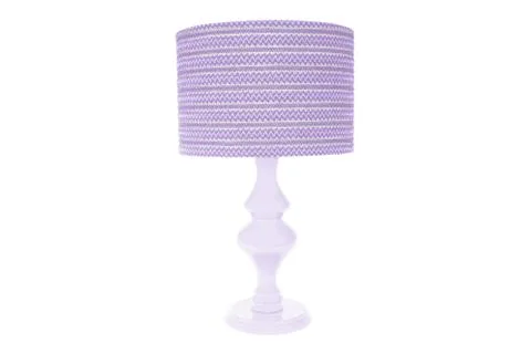 Modern table lamp with small white lampshade Stock-Fotos