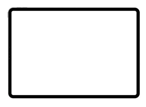 Modern tablet drawn in vector format Illustrazione stock