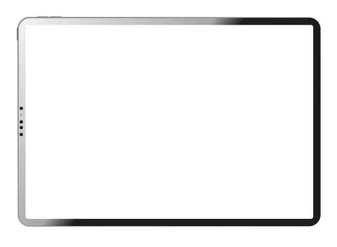 A modern tablet drawn vector Stock Illustration