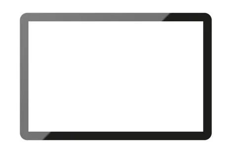 A modern tablet drawn vector Stock Illustration
