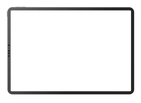 A modern tablet drawn vector Stock Illustration