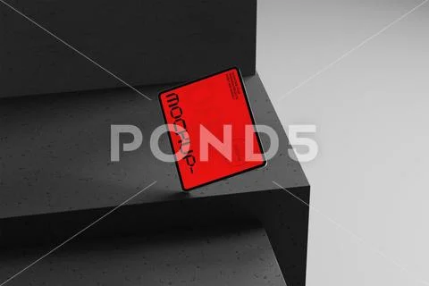 Modern Tablet Mockup Perspective View PSD Template