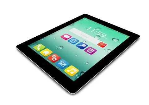 Modern tablet PC 库存照片