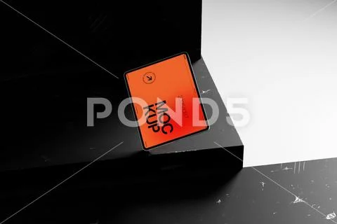 Modern Tablet Screen Mockup Scene PSD Template