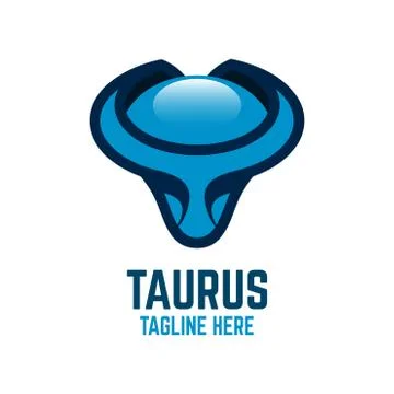 Modern Taurus logo Stock Illustration