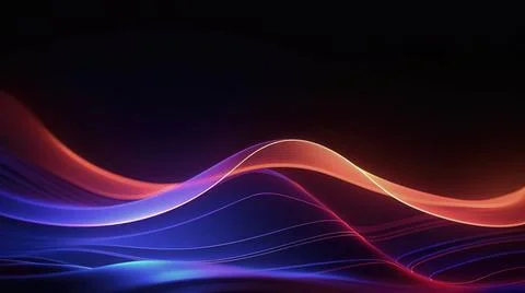 Modern Tech Abstract Background Modern Tech Abstract Background with Neon ... Foto stock