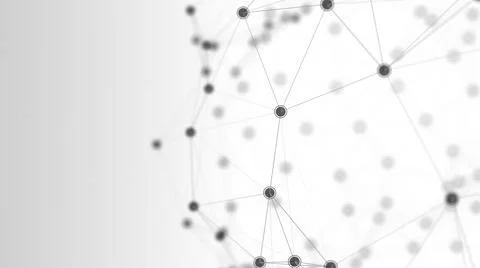 Modern tech background with plexus イラスト素材