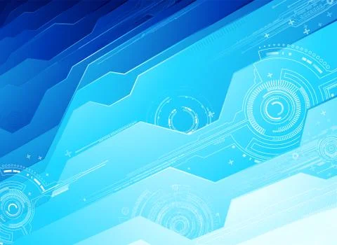 Modern tech composition Stock Illustration