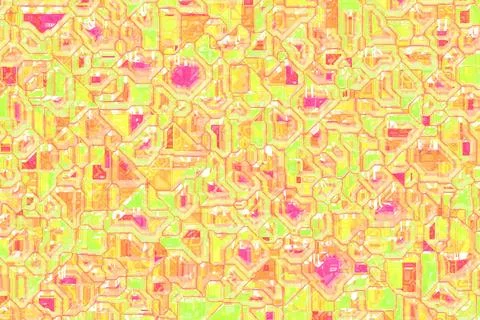 Modern tech electronic pattern digital graphics texture illustration Illustrazione stock