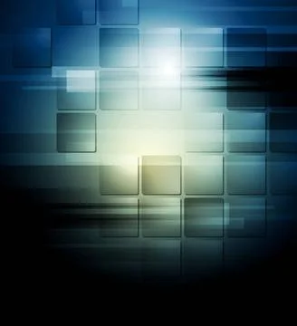 Modern tech vector background Modern tech abstract background. Vector temp... Stockfoto's