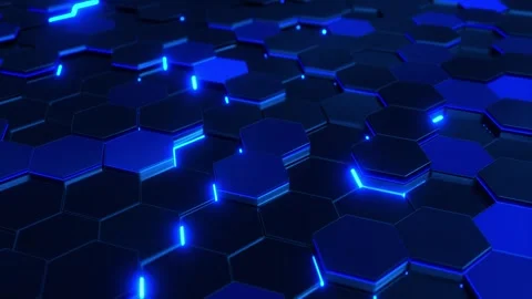 Modern techno motion background loop animated Stock Footage 320886950