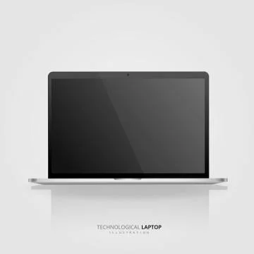 Modern technological laptop vector design Stock-Illustration