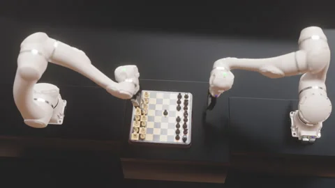 Modern technologies of artificial intelligence superiority Stock Footage 168481464